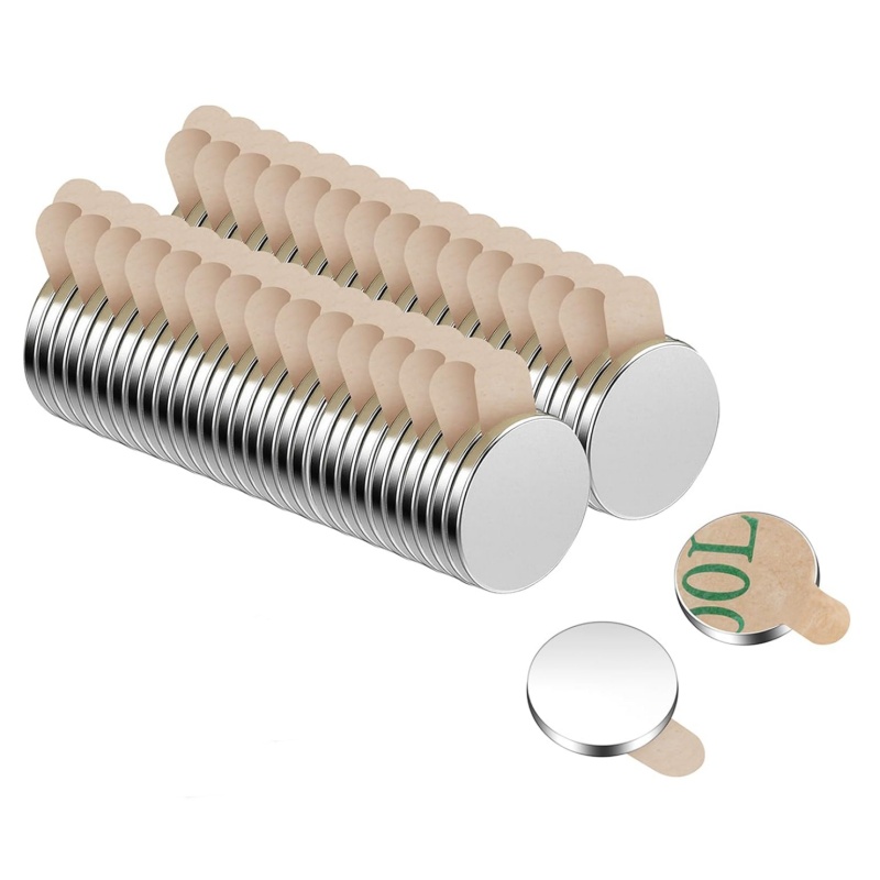 neodymium disc magnets with double sided adhesive