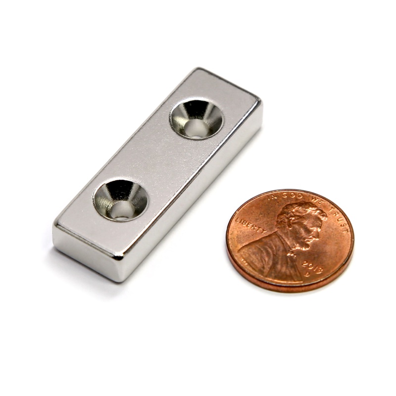 block ndfeb magnets with double countersunk