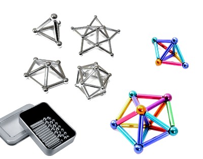 Magnetic sticks and balls
