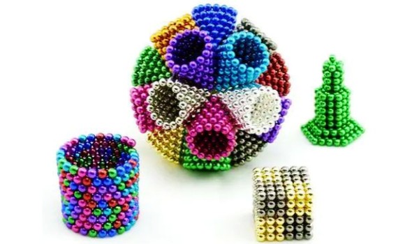 colorful magnetic balls