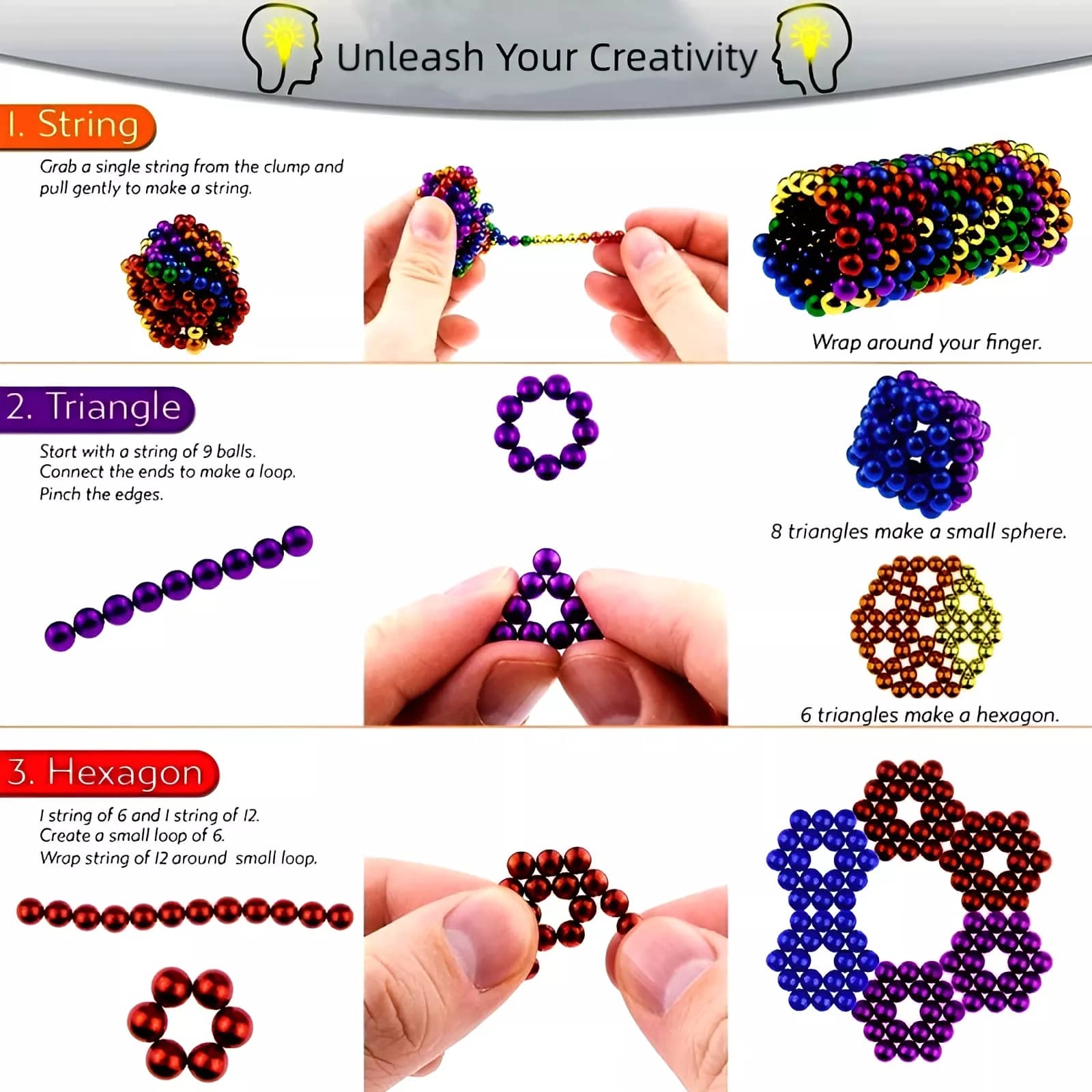 magnetic balls puzzle toy