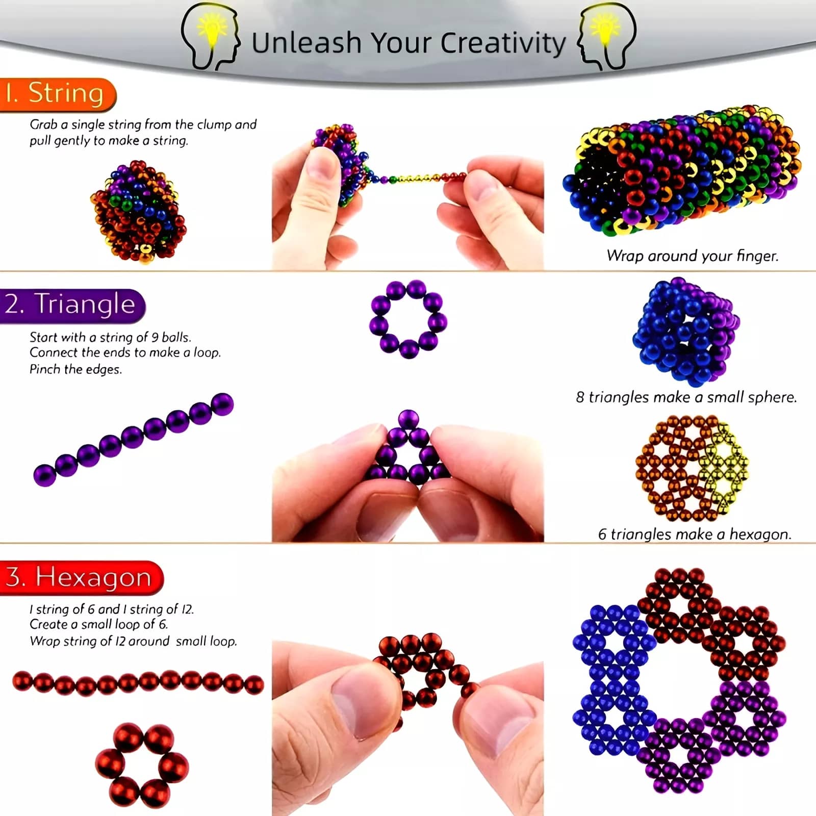 magnet balls fidget toy