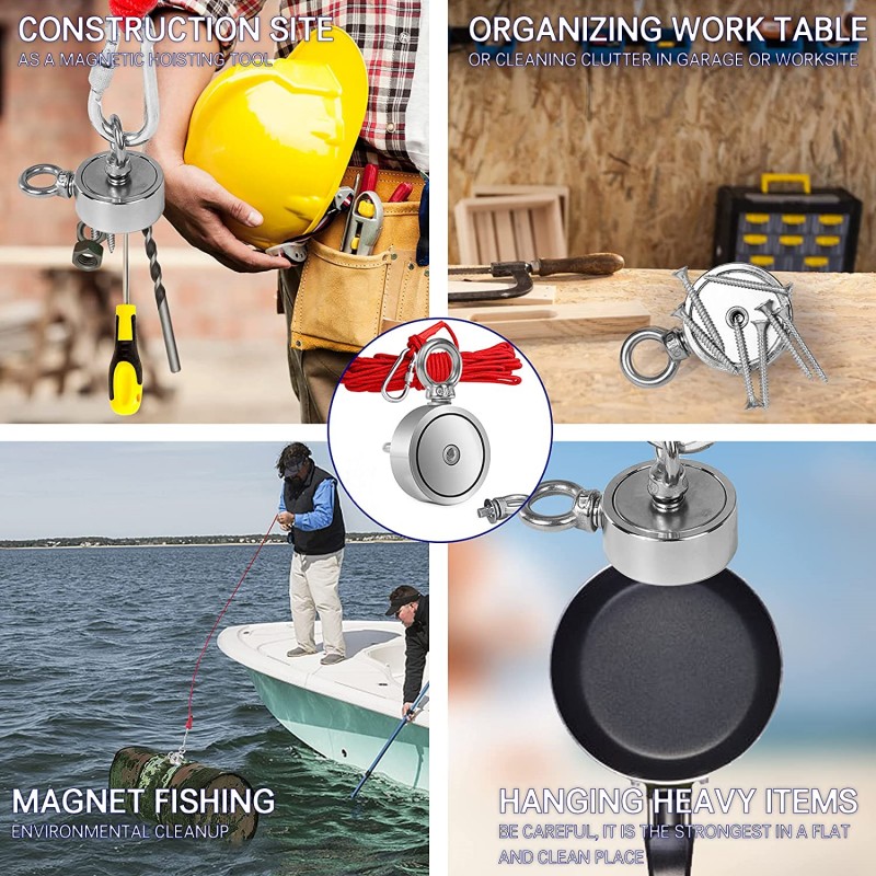 2.36inch diameter fishing magnets