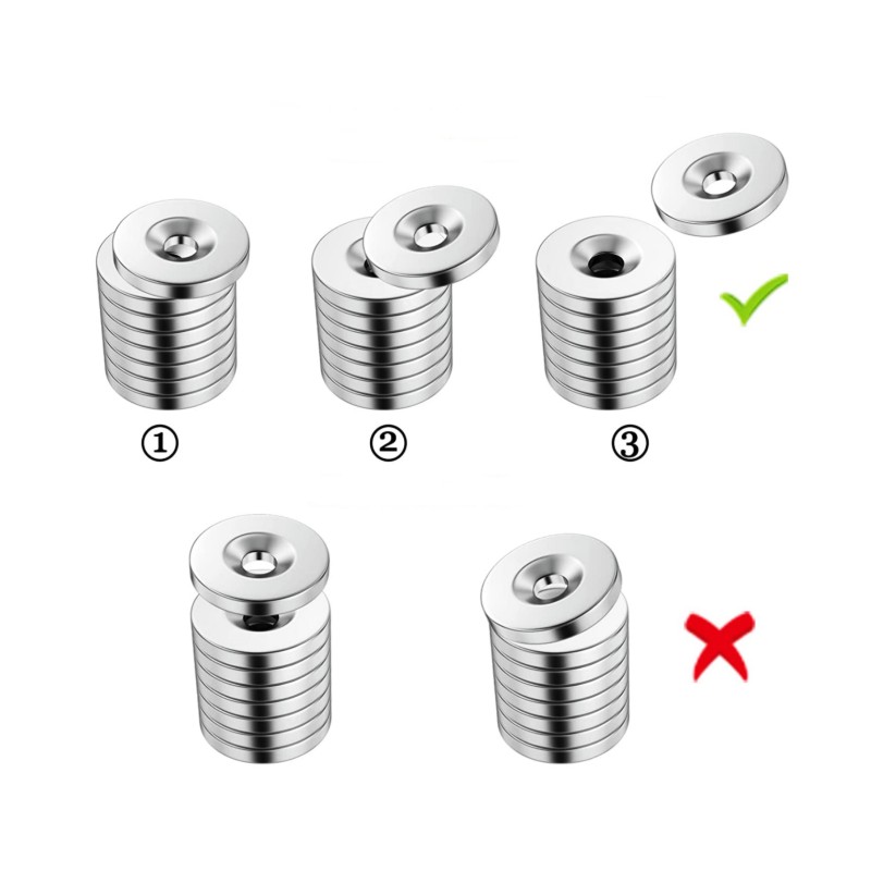 rare earth countersunk hole magnet