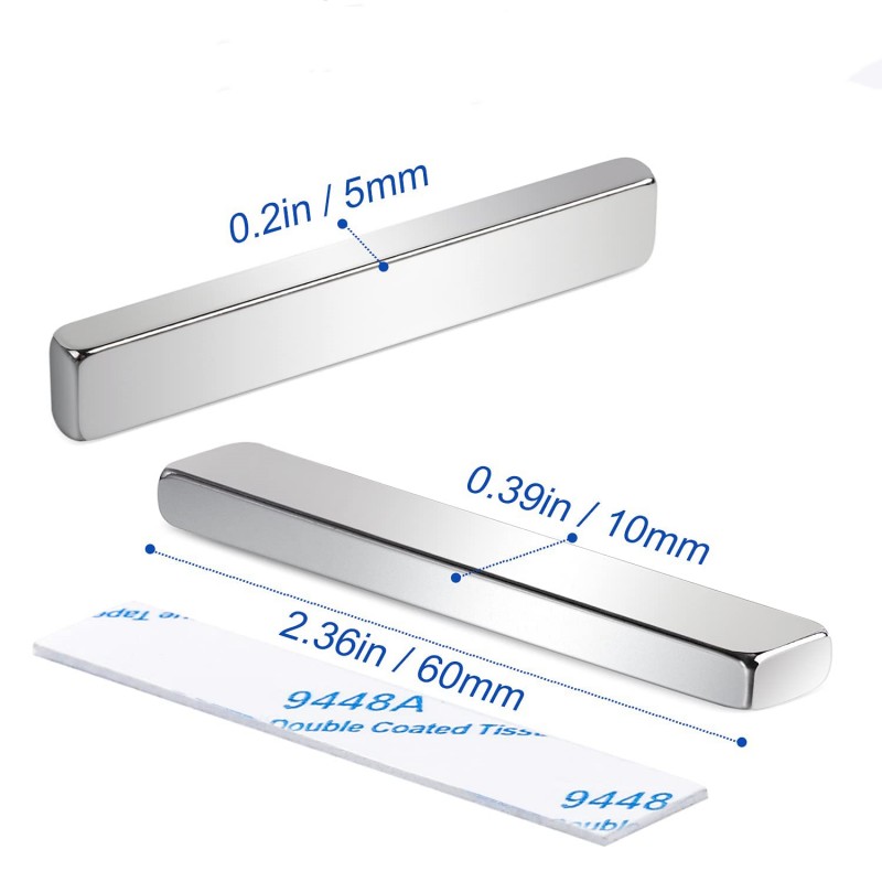 60x10x3mm neodymium magnets bar