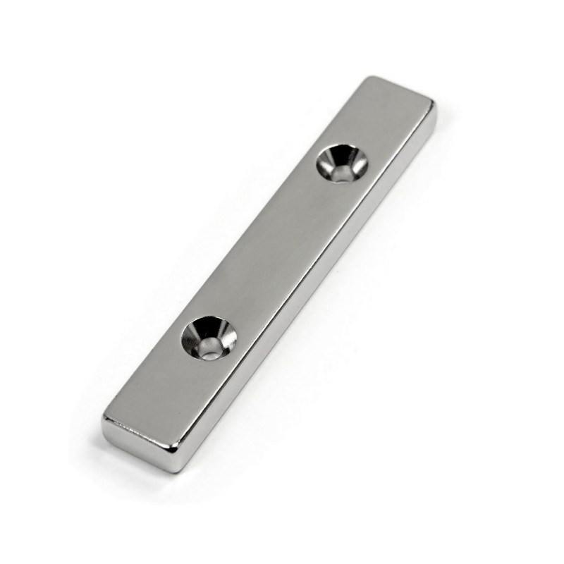 N45 neodymium bar magnets with countersunk