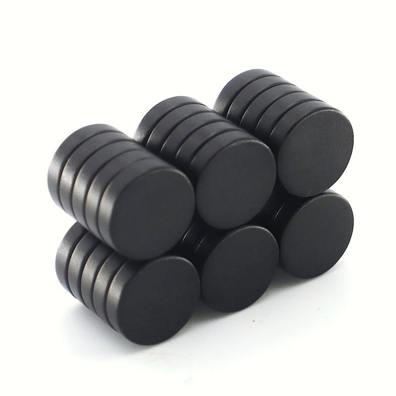 Multi-Use Premium Small Black Neodymium Disc Magnets