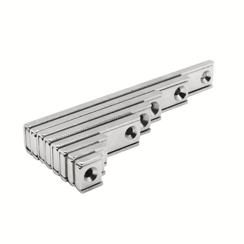 Rectangular Shape Pot Neodymium Magnet With Countersunk Hole