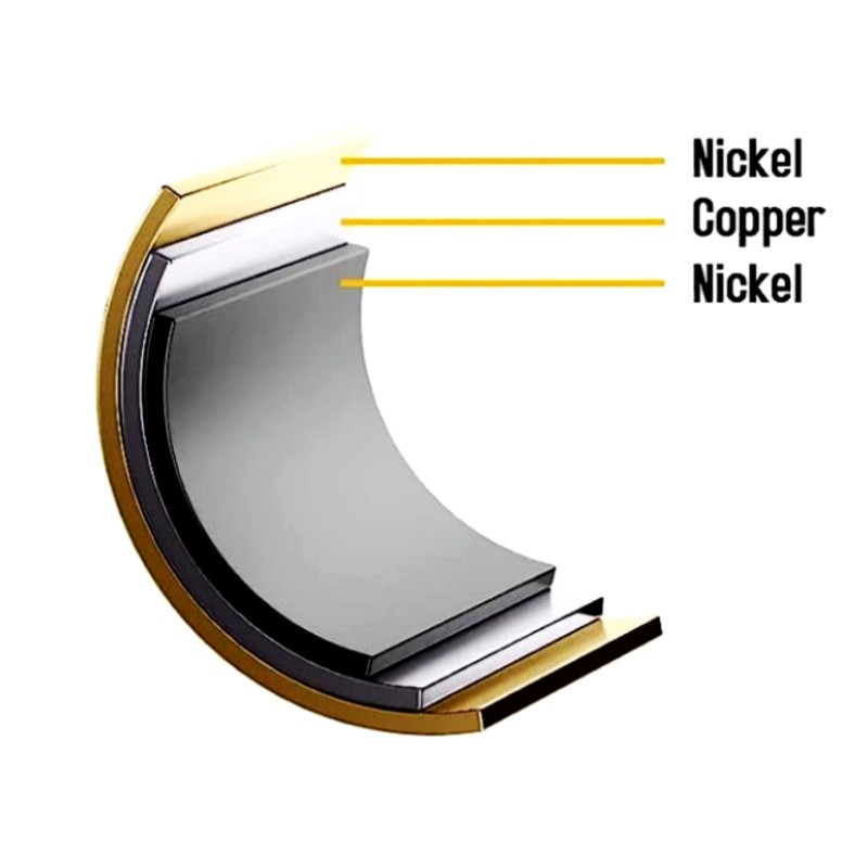 NiCuNi coating neodymium ring magnets