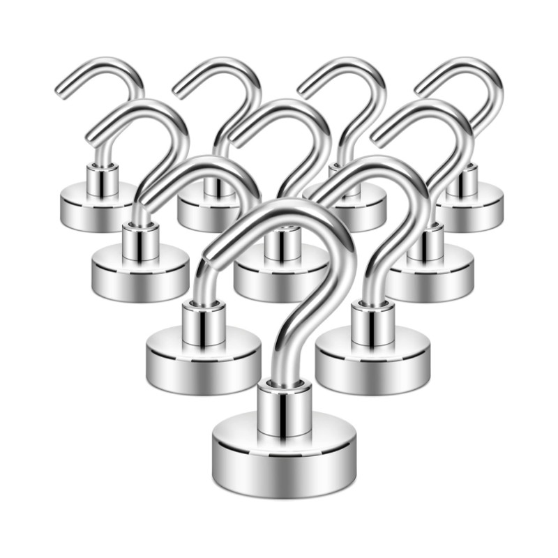 28LBS Heavy Duty Neodymium Magnet Hooks For Hanging