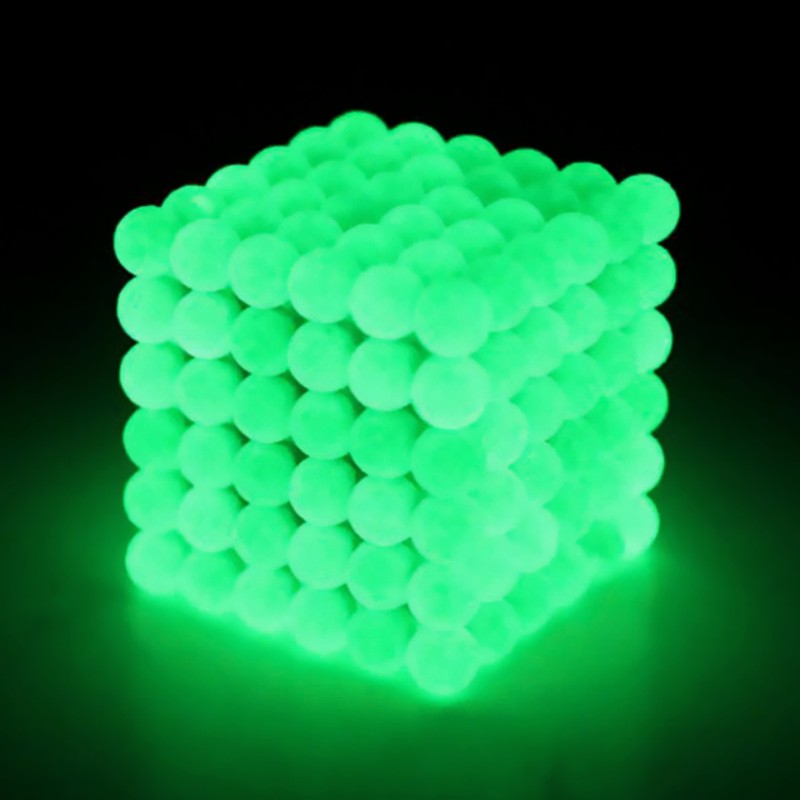 5mm fluorescent green magnetic balls