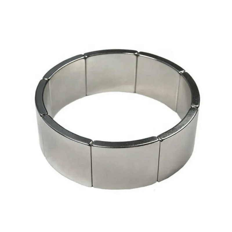 N42SH Neodymium Arc Segment Magnet For Industrial Motor