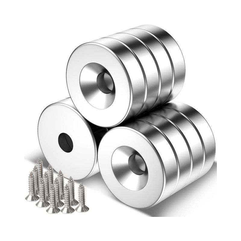 countersunk hole neodymium magnets