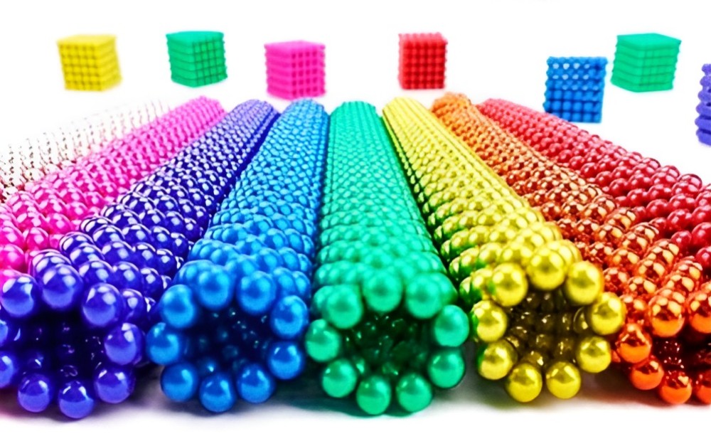 216 pcs 3mm Magnetic Balls Set Desktop Toys