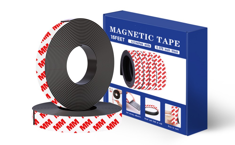 15 Feet Magnetic Tape Roll With 3M Adhesive