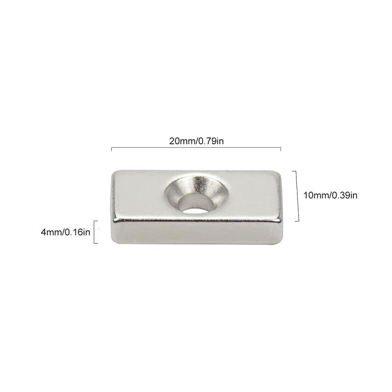 M4 countersunk hole neodymium magnets