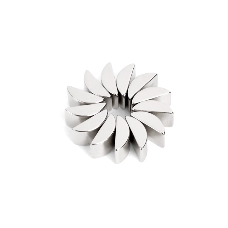 special shaped neodymium half round magnet