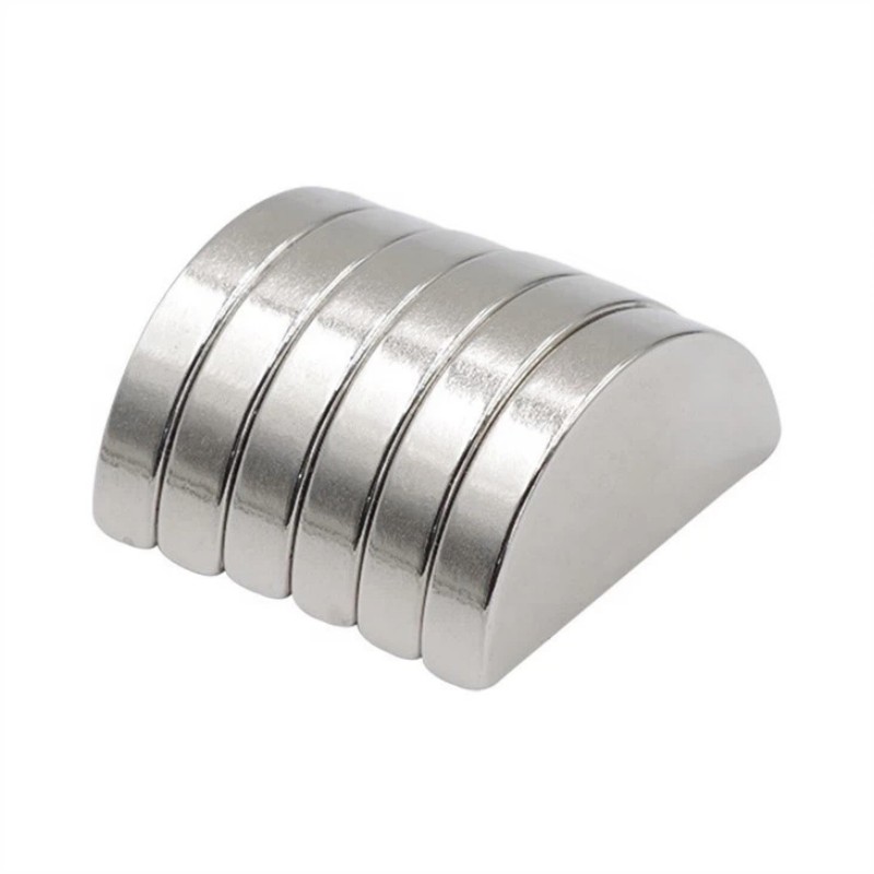 high temperature resistance half round magnets