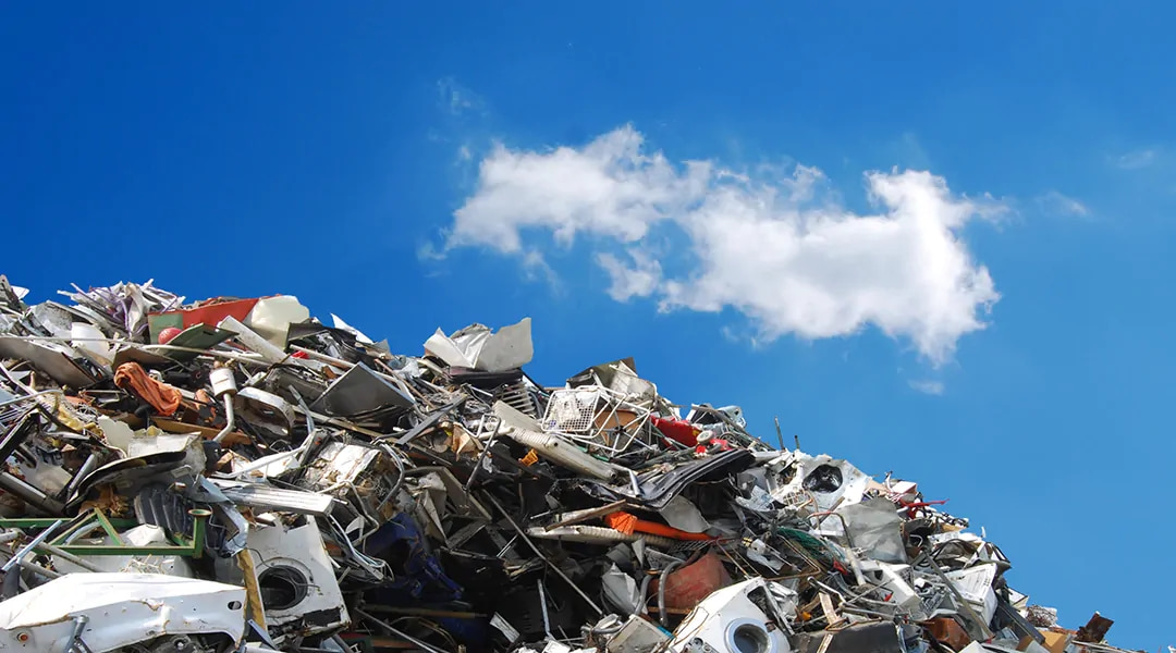 Various industrial and domestic waste materials