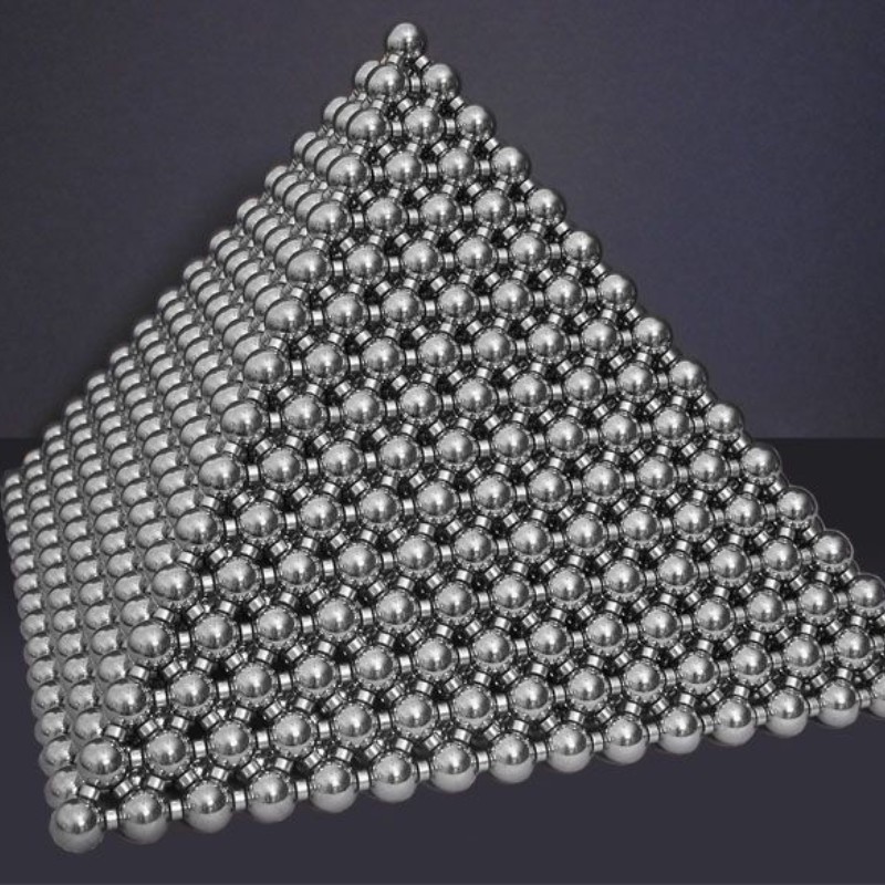 silver 3mm magnetic balls