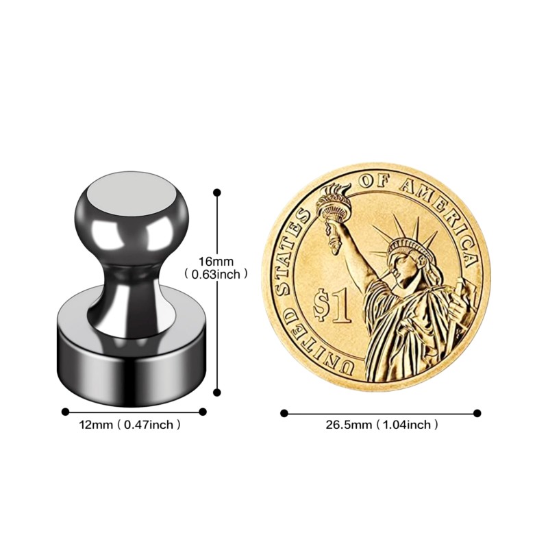 small magnetic push pins bulk