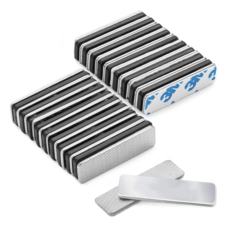 Black Magnetic Name Badge Holders With Three Neodymium Magnets