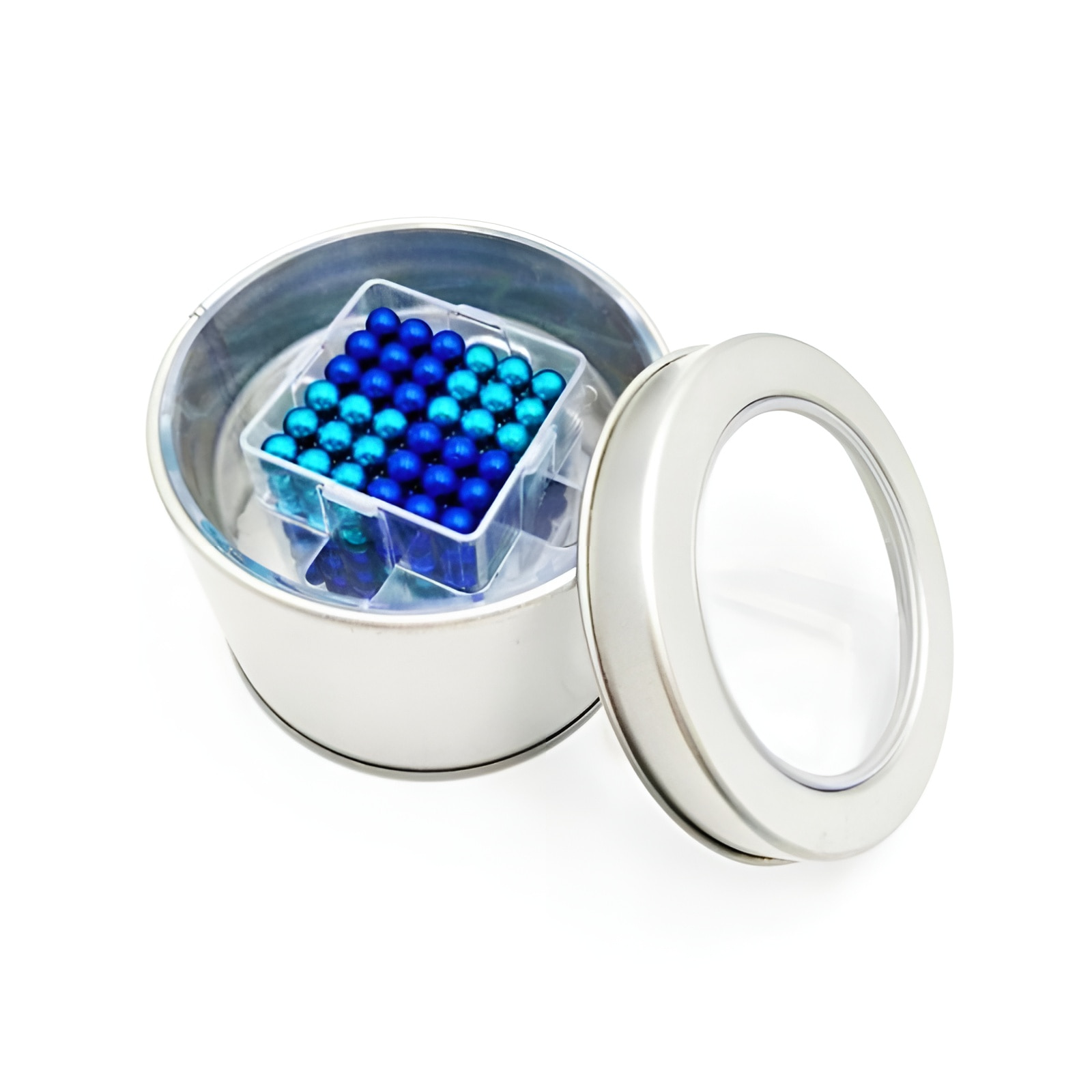 216 Pieces Mix Blue Magnetic Balls 5mm Desktop Fidget Toy