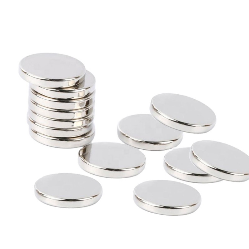 Powerful Rare Earth Round Flat Neodymium Magnets