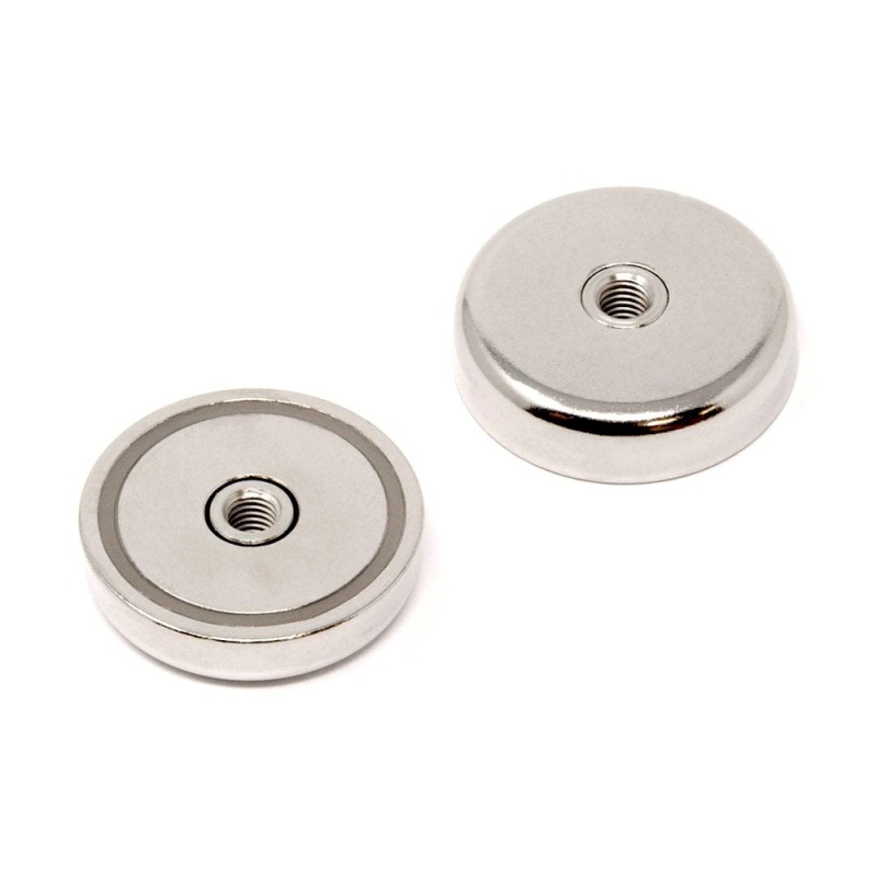 female thread hole neodymium pot magnet