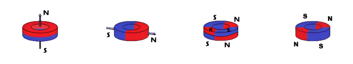 customizable permanent radial ring magnets