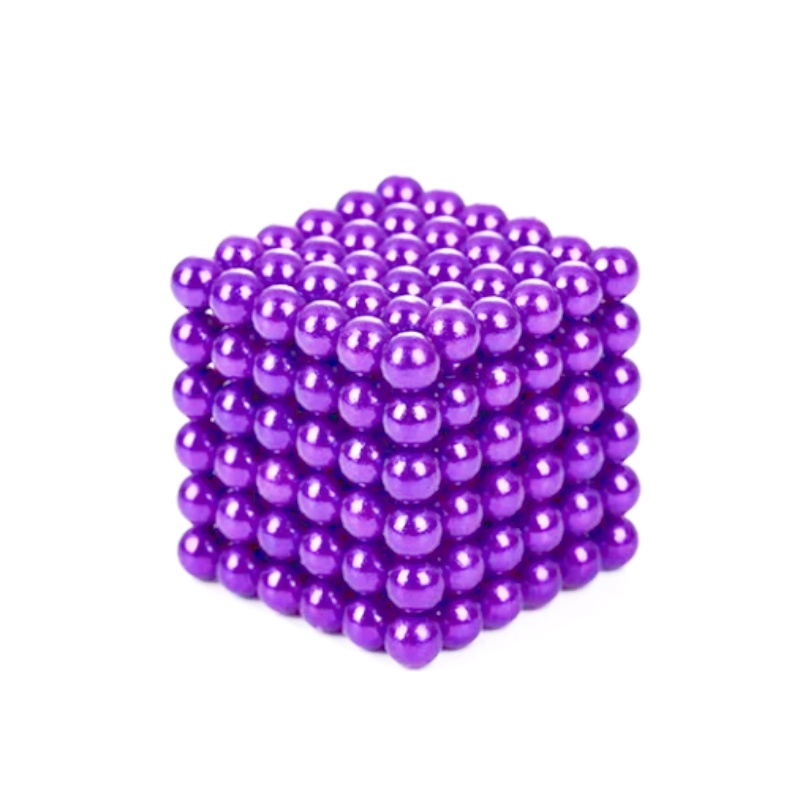 216pcs purple magnetic balls