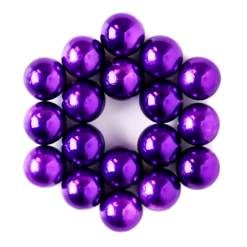 Factory Wholesale 5mm Purple Magnetic Balls Puzzles Buckyballs Set