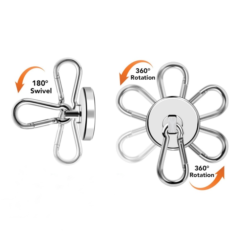 swivel carabiner magnetic hook
