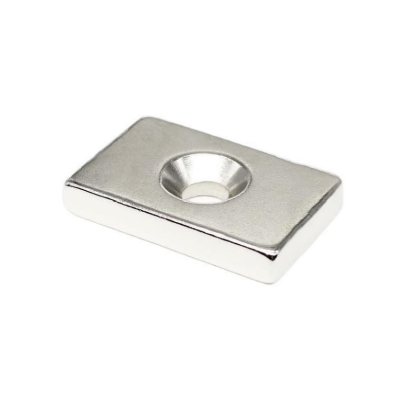 block neodymium magnets with countersunk