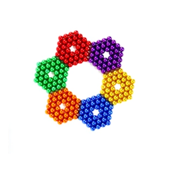 5mm magnetic balls green