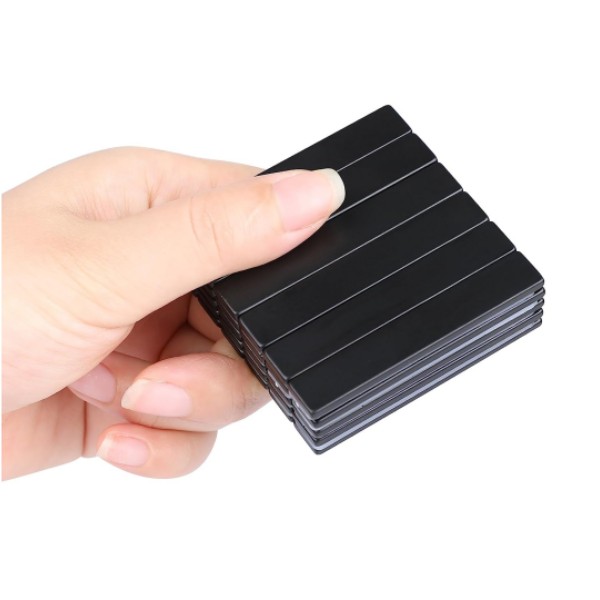 Black waterproof epoxy disc magnet