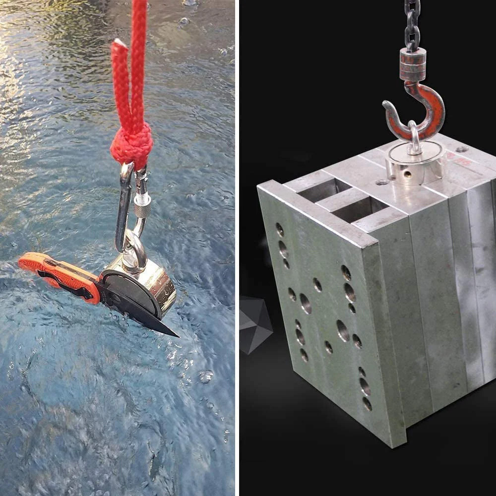 NdFeB fishing magnet with eyebolt