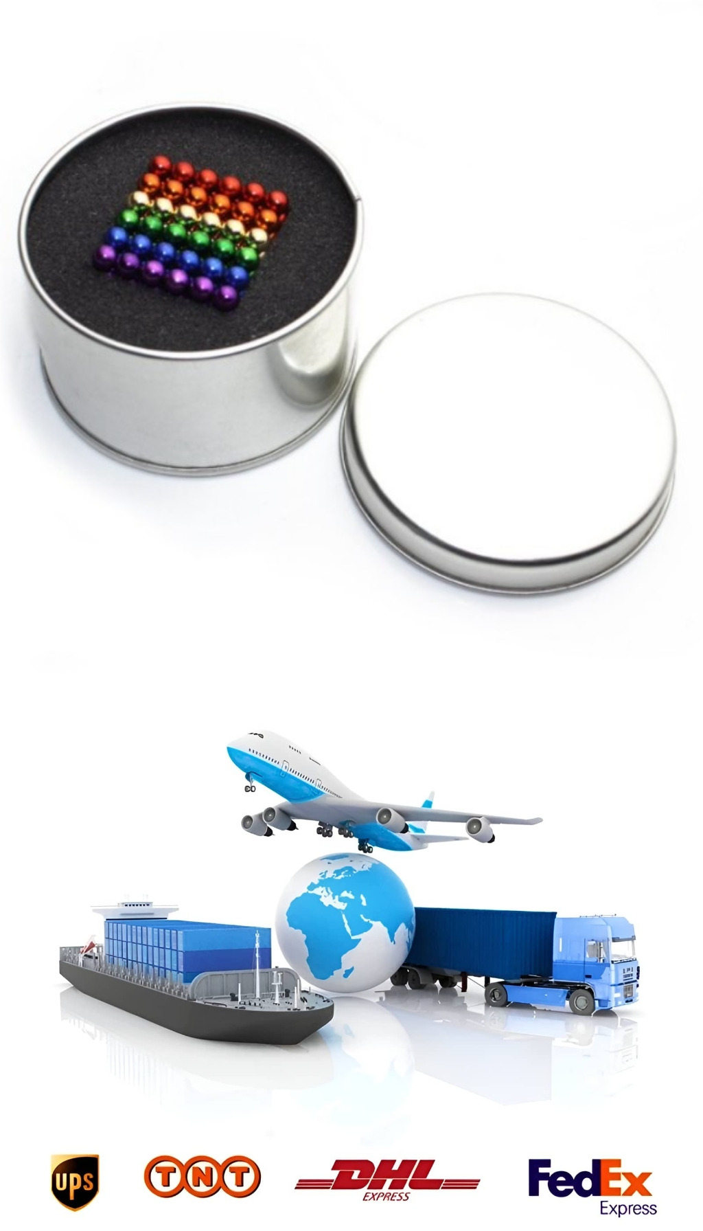 6 color magnetic balls set