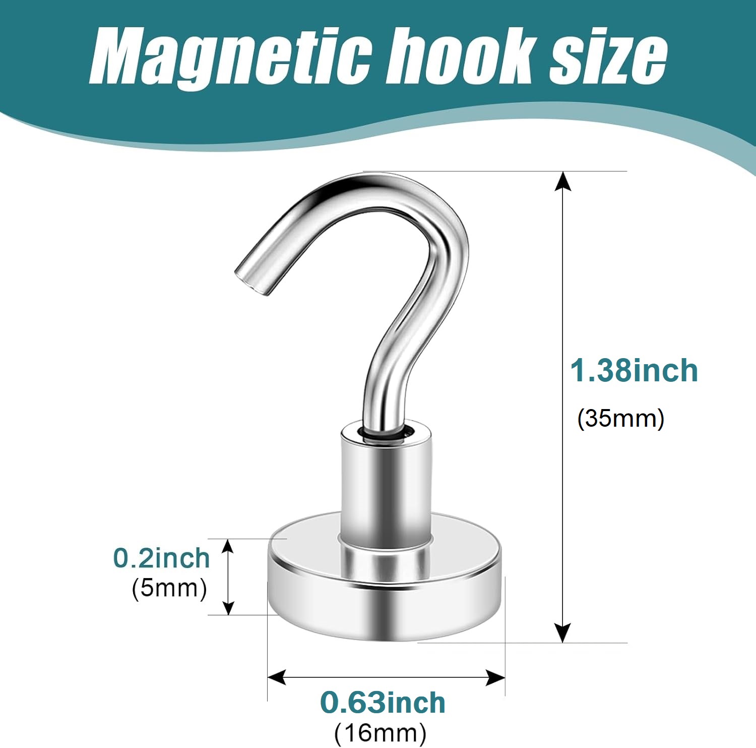 Heavy Duty Strong Hanging Neodymium Magnetic Hooks