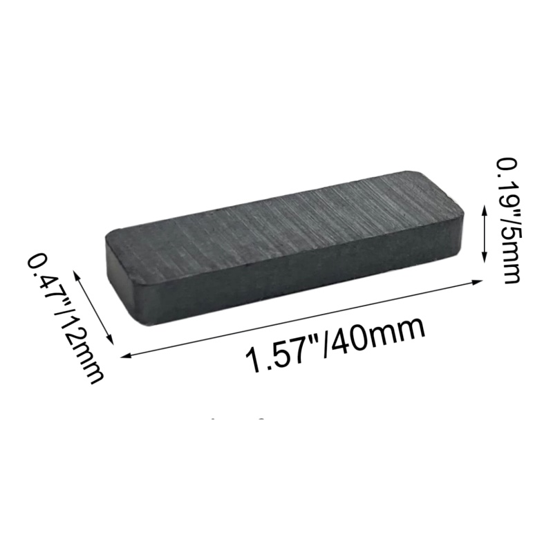 ferrite block magnets 40x12x5mm