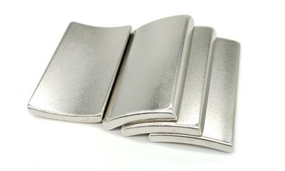 Ni+Cu+Ni arc neodymium magnets