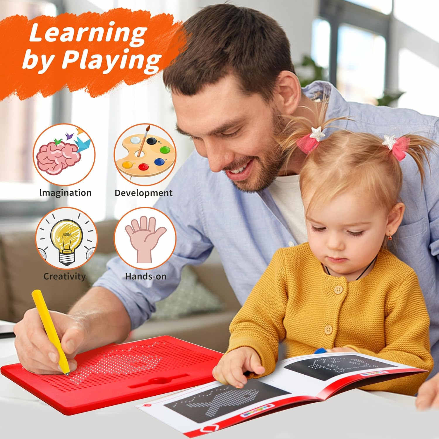 Magnetic Drawing Board With Magnet Stylus Pen