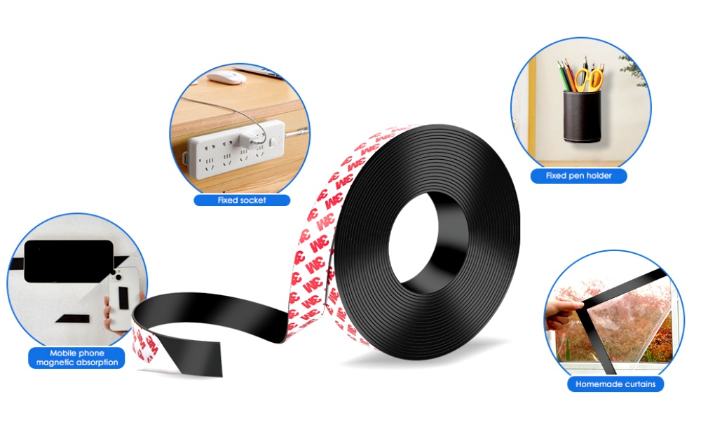 magnetic strip for easy home school organization