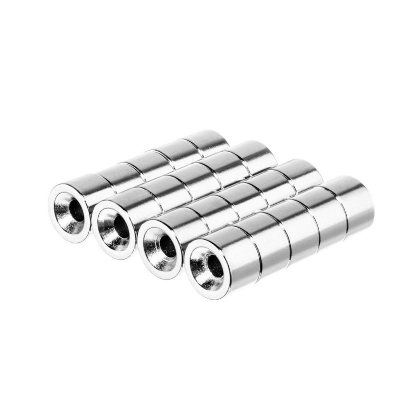 industrial neodymium countersunk ring magnets