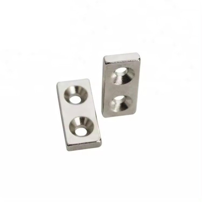 Double Countersunk Block NdFeB Magnets Wholesale Factory