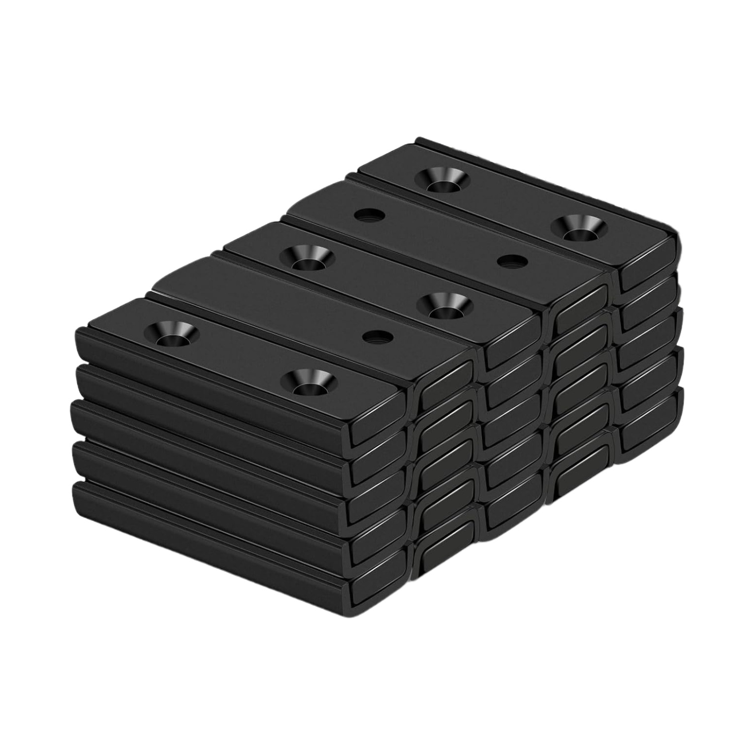 Epoxy coated countersunk pot magnet