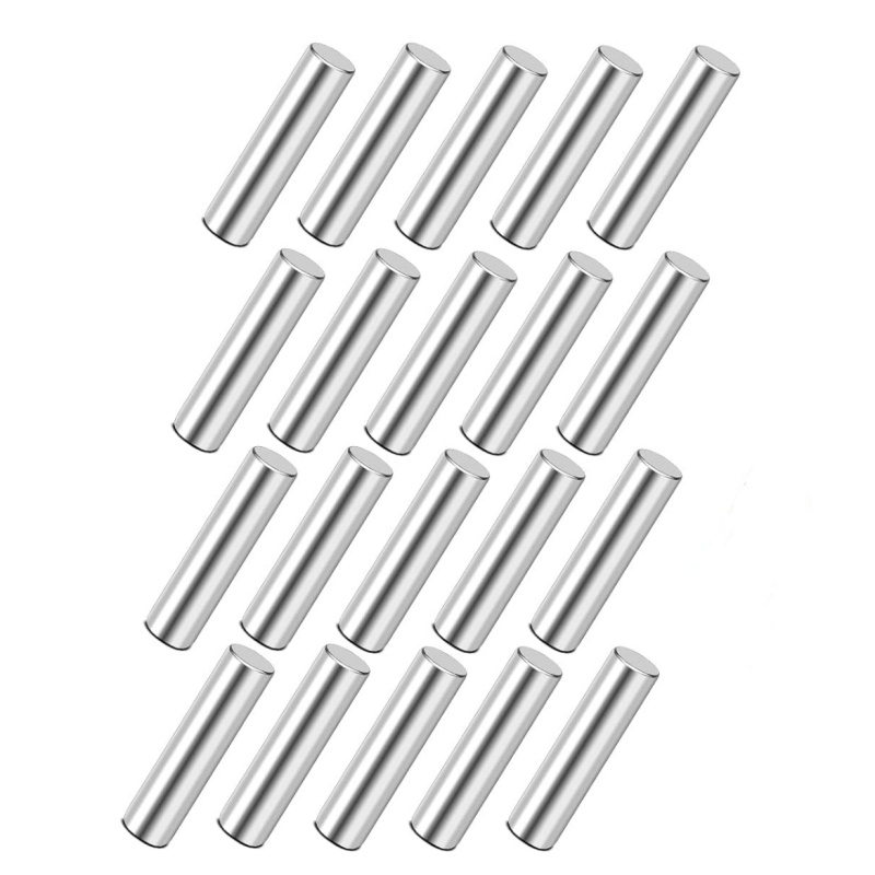 Nickel Coating Magnetic Neodymium Cylinder Rod Magnets Bulk