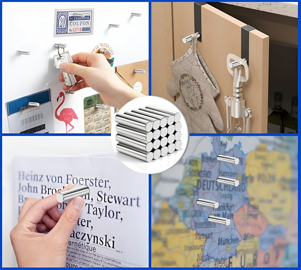 neodymium cylinder magnets for map  diy office
