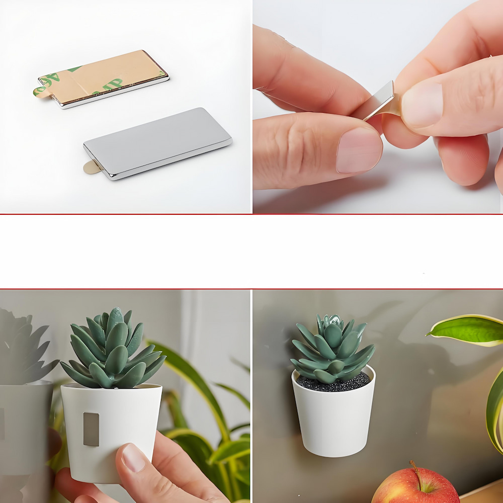 rectangular neodymium magnets with adhesive backing