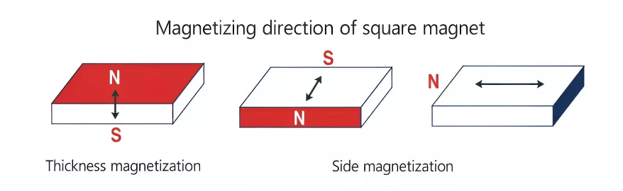 Radially magnetized neodymium block magnets